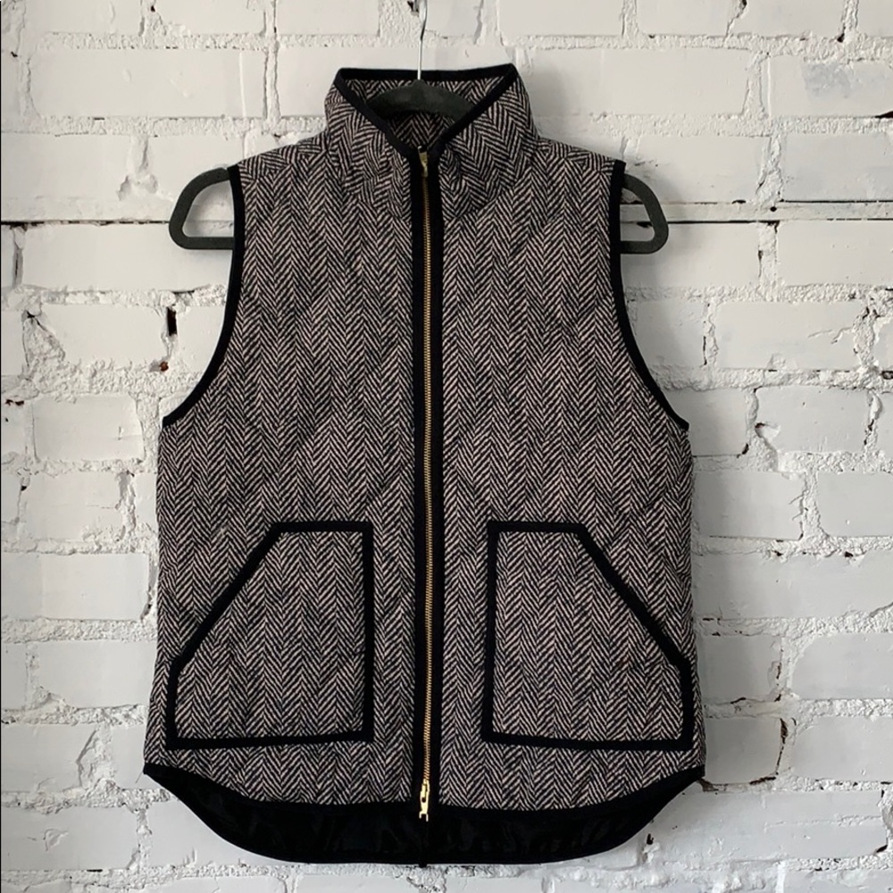 J. Crew Houndstooth Vest
